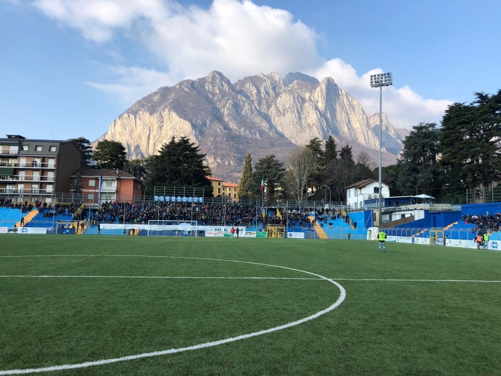 Il Casale sotto di un gol al termine dei primi 45' nel match di Lecco